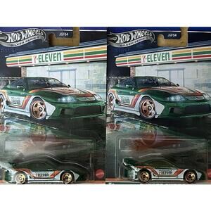 Hot Wheels 7/11 Exclusive Silver Series - Toyota Supra - 7 Eleven Lot of 2